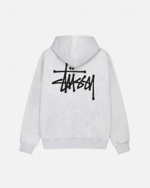 Stussy Basic Stussy Hoodie - Unisex Hoodies Grijs | LBESX13823