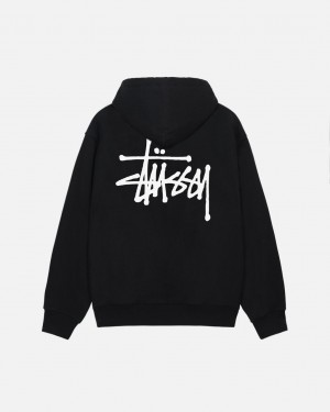 Stussy Basic Stussy Hoodie - Unisex Hoodies Zwart | BECIF59515