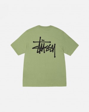 Stussy Basic Stussy Tee - Unisex Shortsleeve Groen | PBEER74948