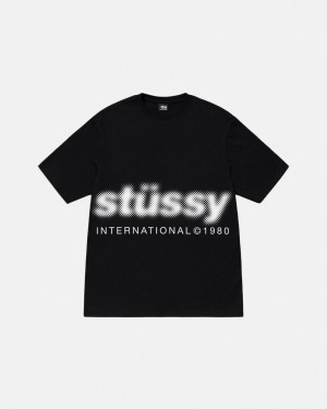 Stussy Blur Tee - Unisex Shortsleeve Zwart | UBEND58326