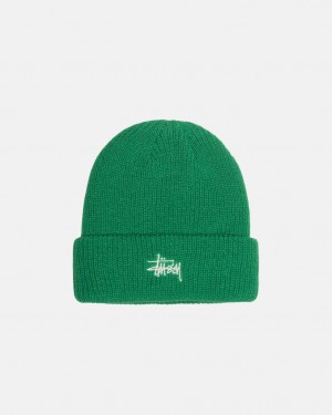 Stussy Cuff Beanie Basic - Unisex Groen | TBEPQ84678