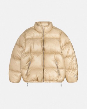 Stussy Down Puffer Parachute Ripstop - Unisex Jackets Goud | MBEFT50112