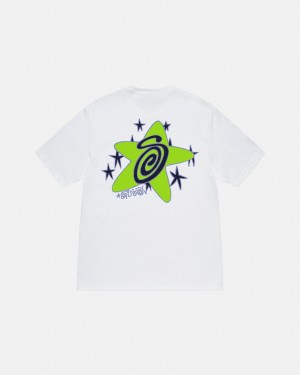 Stussy Galaxy Tee - Unisex Shortsleeve Wit | MBEHR72771