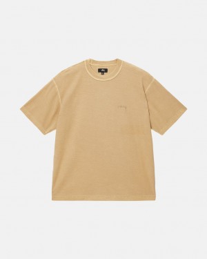 Stussy Lazy Tee - Unisex Longsleeve Goud | FBEHY54265