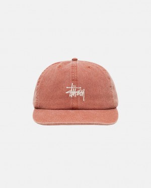 Stussy Low Pro Basic Washed Strapback - Unisex Bruin | UBETG47971