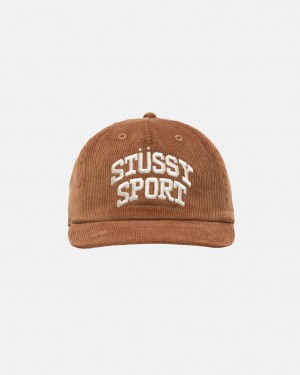 Stussy Mid-Depth Sport Arch Strapback - Unisex Bruin | EBEVG77984