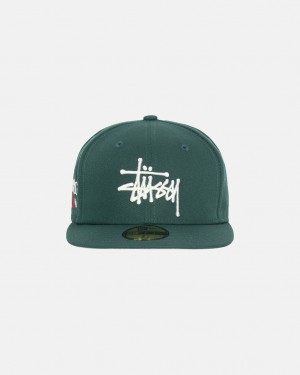 Stussy New Era 59Fifty Authentic - Unisex Groen | BEJBT47952