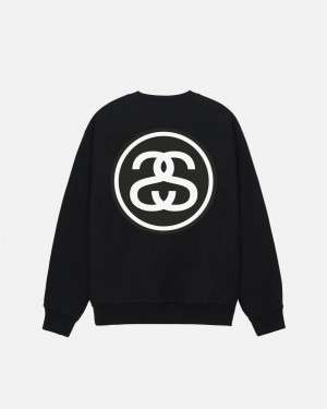 Stussy SS-Link Crew - Unisex Hoodies Zwart | ZBENQ97052