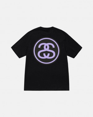 Stussy SS-Link Tee - Unisex Shortsleeve Zwart | BEJZR11117