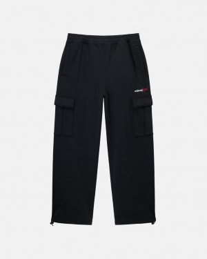 Stussy Sport Cargo Fleece Pant - Men&s Pants Zwart | BEJVR10646