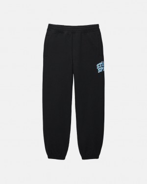 Stussy Stüssy Sport Sweatpant - Unisex Jeans Pants Zwart | MBEHR86385