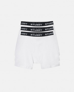 Stussy Stussy Boxer Briefs - Unisex Shorts Trunks Wit | UBETG86345