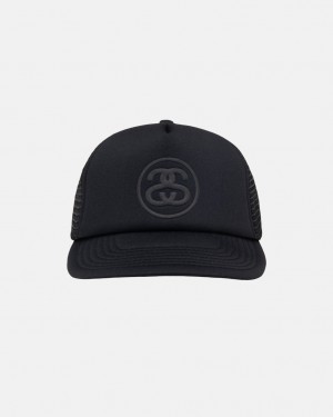 Stussy Trucker Ss-Link Snapback - Unisex Zwart | SBENY10221