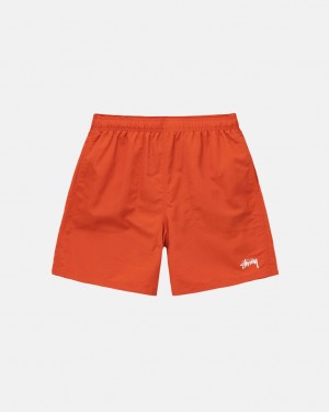 Stussy Water Kort Stock - Unisex Shorts Trunks Zwart | ABEWC76330