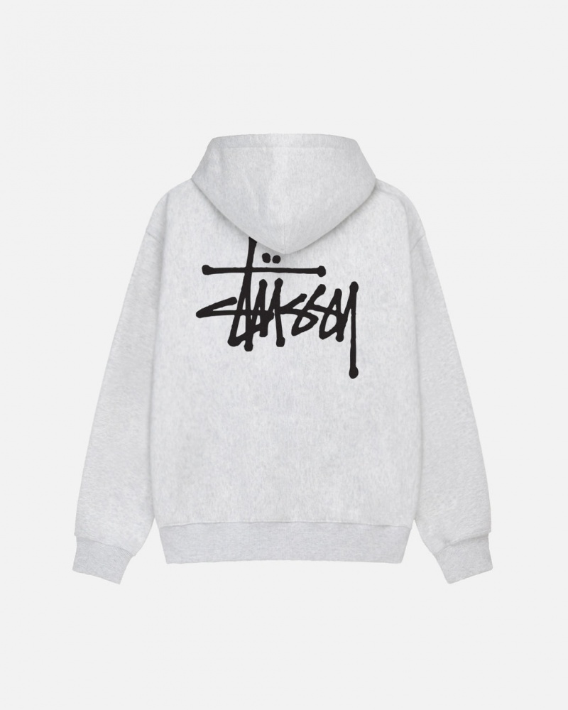 Stussy Basic Stussy Hoodie - Unisex Hoodies Grijs | LBESX13823