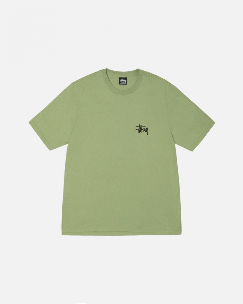 Stussy Basic Stussy Tee - Unisex Shortsleeve Groen | PBEER74948