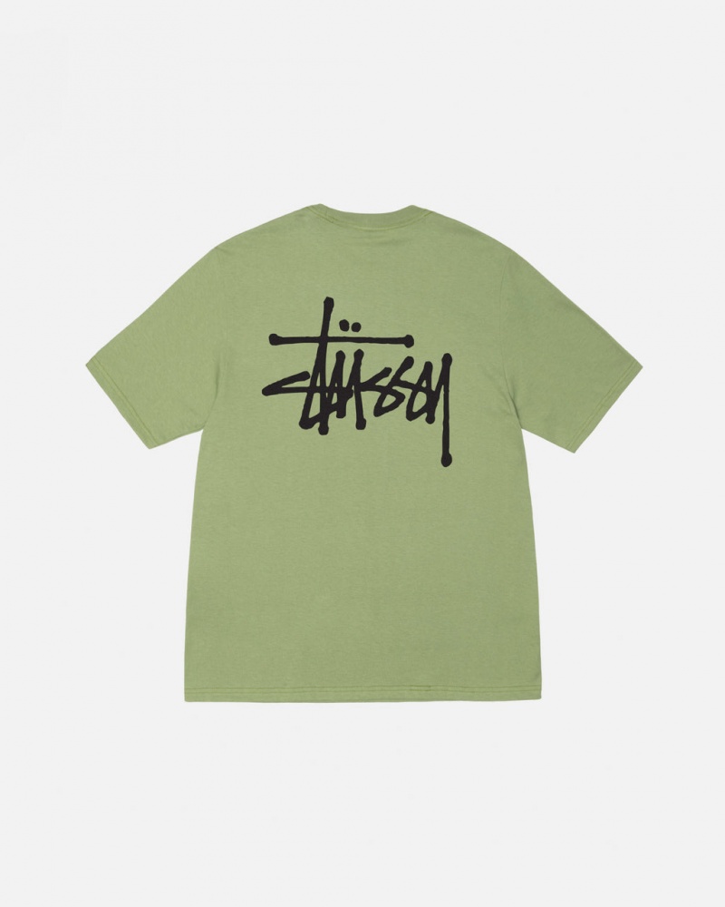 Stussy Basic Stussy Tee - Unisex Shortsleeve Groen | PBEER74948