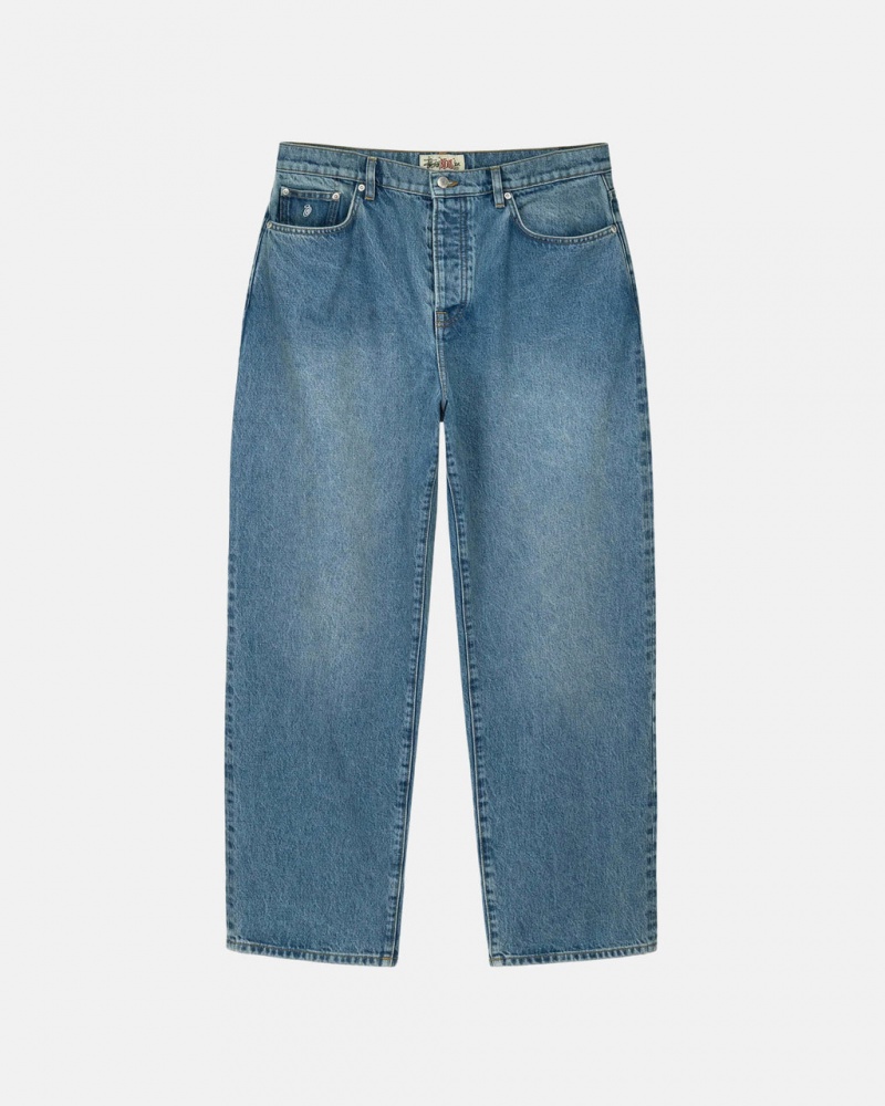 Stussy Big Ol Jean Denim - Unisex Denim Blauw | BBESO56631