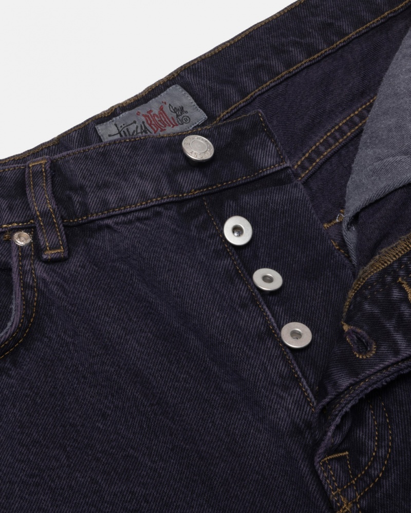 Stussy Big Ol& Jean Denim - Unisex Denim Zwart | BECIF69043