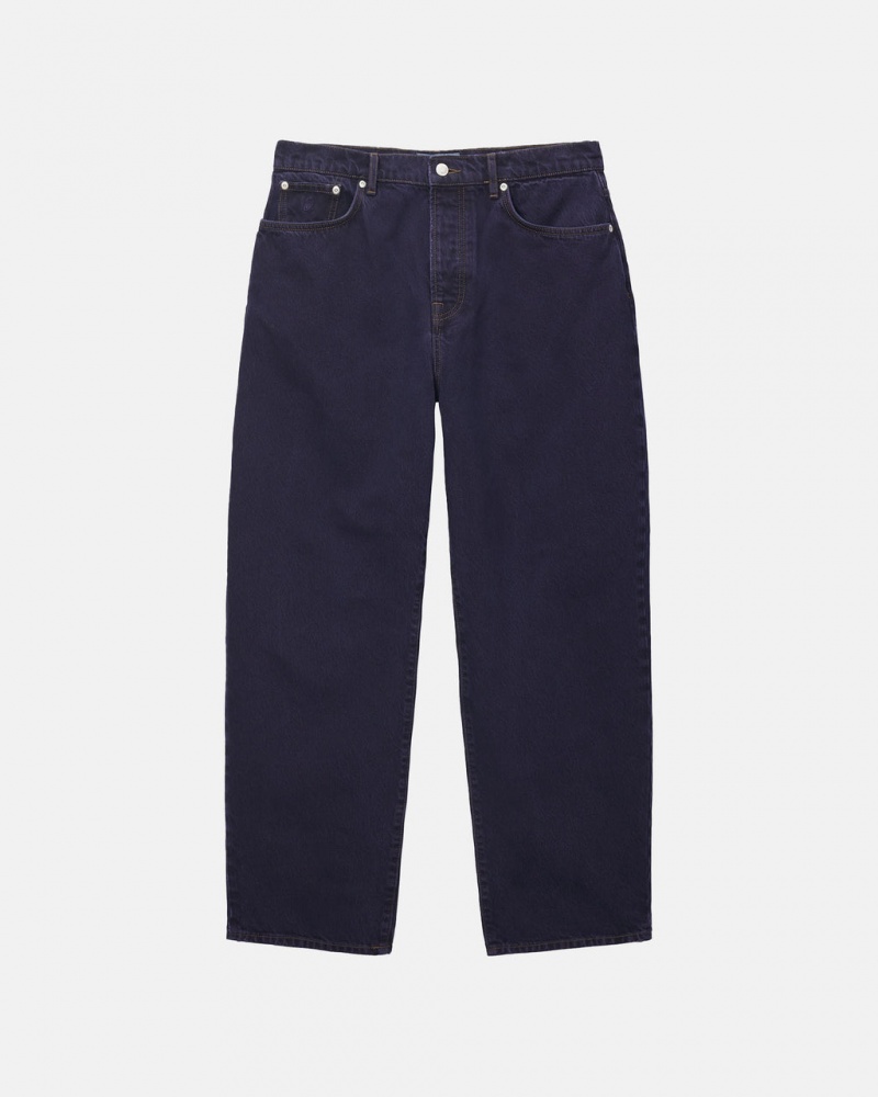 Stussy Big Ol& Jean Denim - Unisex Denim Zwart | BECIF69043