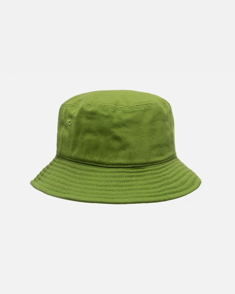 Stussy Bucket Hat Big Stock - Unisex Groen | GBEUC84766