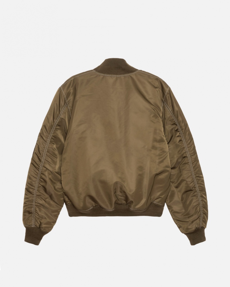 Stussy Built Reversible Bomber Jacket - Unisex Jackets Bruin | BEEGJ50643