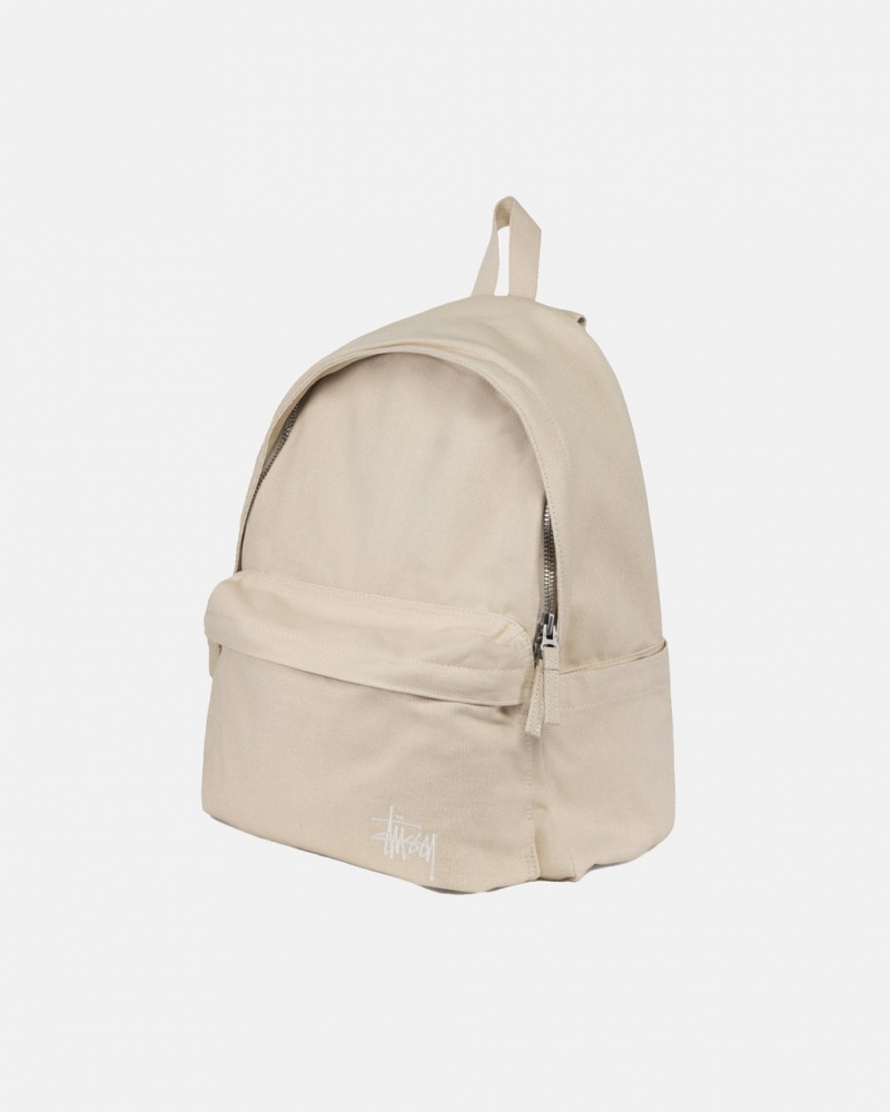 Stussy Canvas Backpack - Unisex Bags Beige | BECIF74807