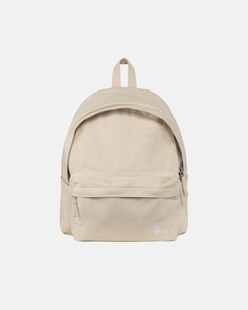 Stussy Canvas Backpack - Unisex Bags Beige | BECIF74807