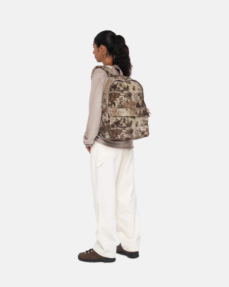 Stussy Canvas Backpack - Unisex Bags Bruin | ZBENQ93454