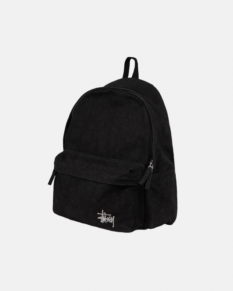 Stussy Canvas Backpack - Unisex Bags Zwart | BECIF91547