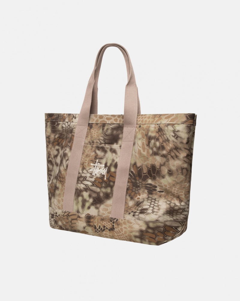 Stussy Canvas Extra Large Tote Bag - Unisex Bags Bruin | BEJKU47822