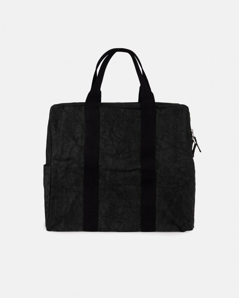 Stussy Canvas Flight Bag - Unisex Bags Zwart | BEXBR68190