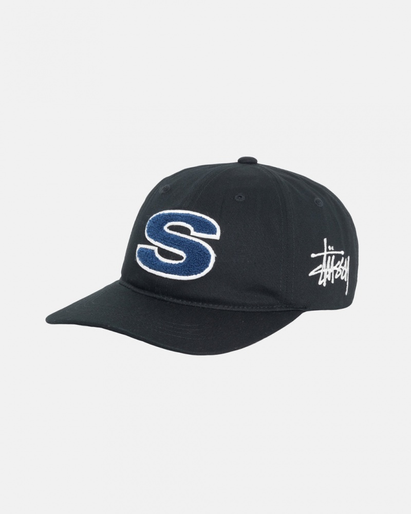 Stussy Chenille S Low Pro Cap - Unisex Zwart | BEXBR34432