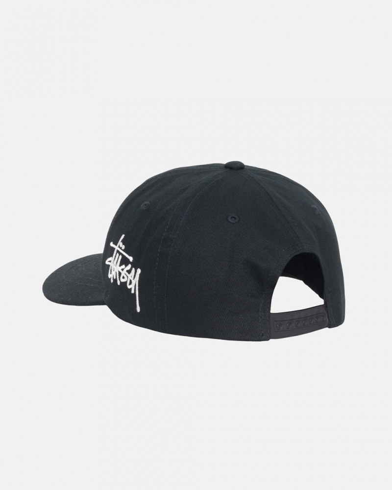 Stussy Chenille S Low Pro Cap - Unisex Zwart | BEXBR34432