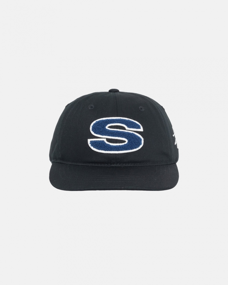 Stussy Chenille S Low Pro Cap - Unisex Zwart | BEXBR34432