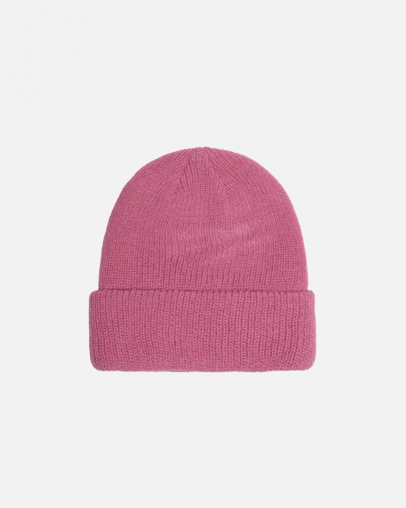 Stussy Cuff Beanie Basic - Unisex Roze | LBESX39649