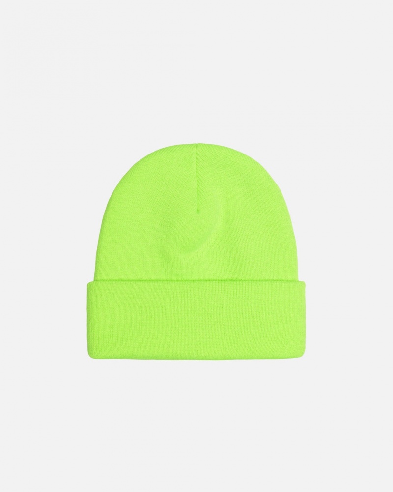 Stussy Cuff Beanie Stock - Unisex Groen | BENZX37327