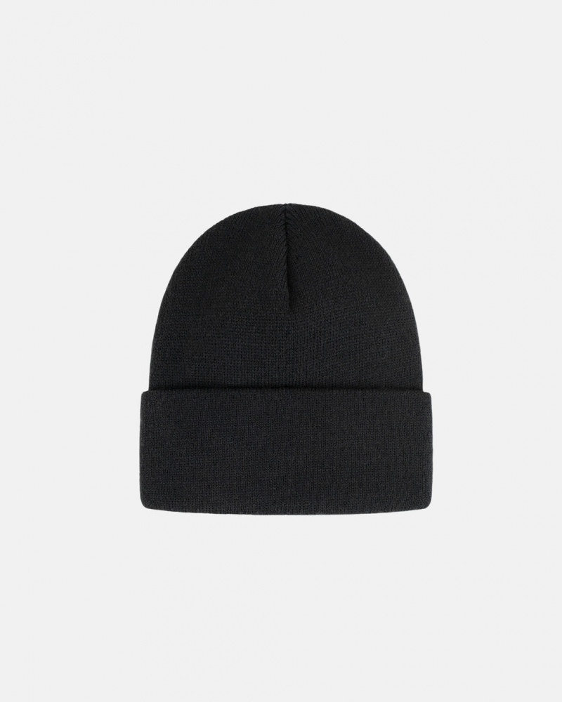 Stussy Cuff Beanie Stock - Unisex Zwart | PBEQX91226