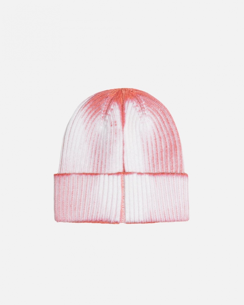 Stussy Cuff Beanie Workgear Spray - Unisex Oranje | BEJZR74557