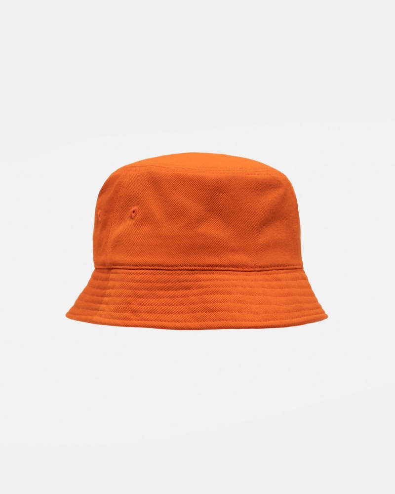 Stussy Deep Bucket Hat SS Link - Unisex Oranje | LBETR58300