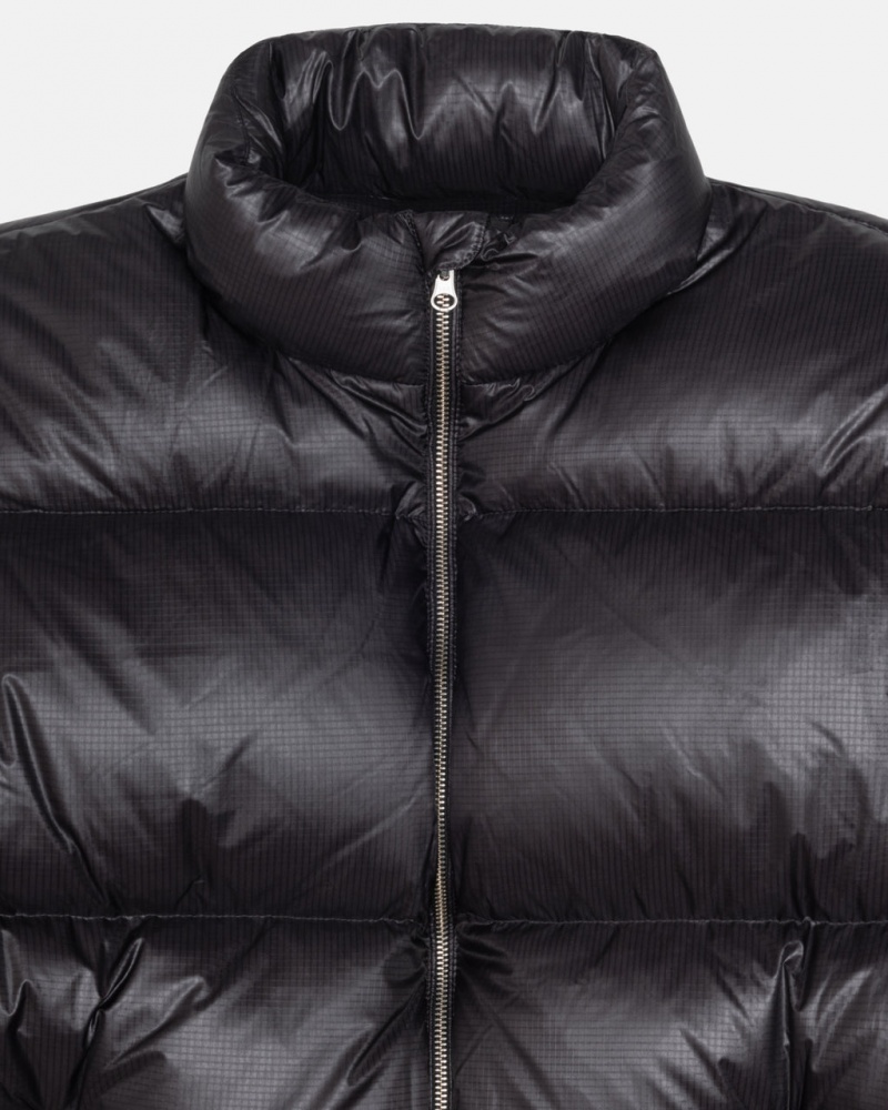 Stussy Down Puffer Parachute Ripstop - Unisex Jackets Grijs | BEJBT43786