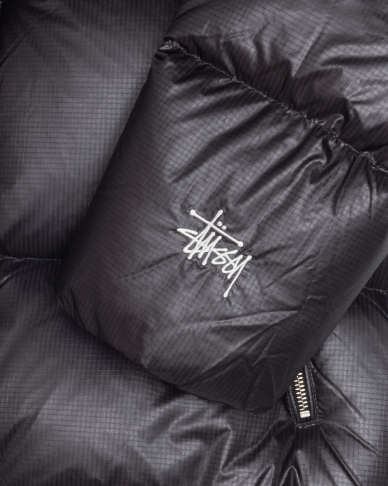 Stussy Down Puffer Parachute Ripstop - Unisex Jackets Grijs | BEJBT43786