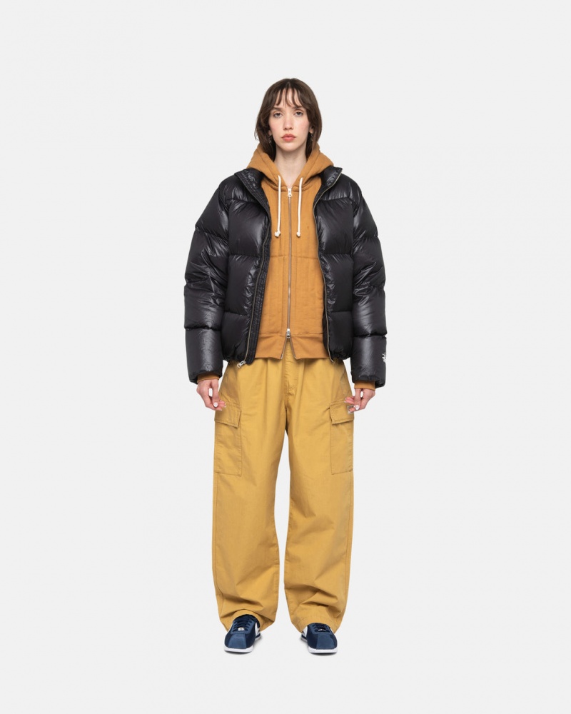 Stussy Down Puffer Parachute Ripstop - Unisex Jackets Grijs | BEJBT43786