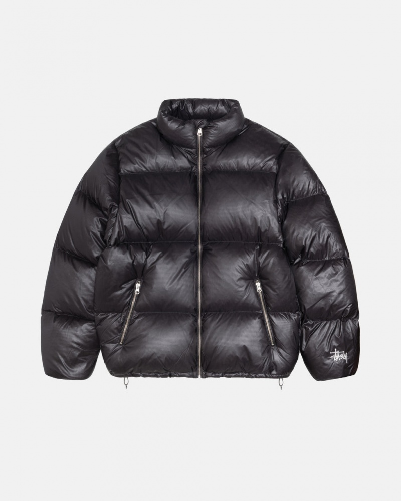 Stussy Down Puffer Parachute Ripstop - Unisex Jackets Grijs | BEJBT43786