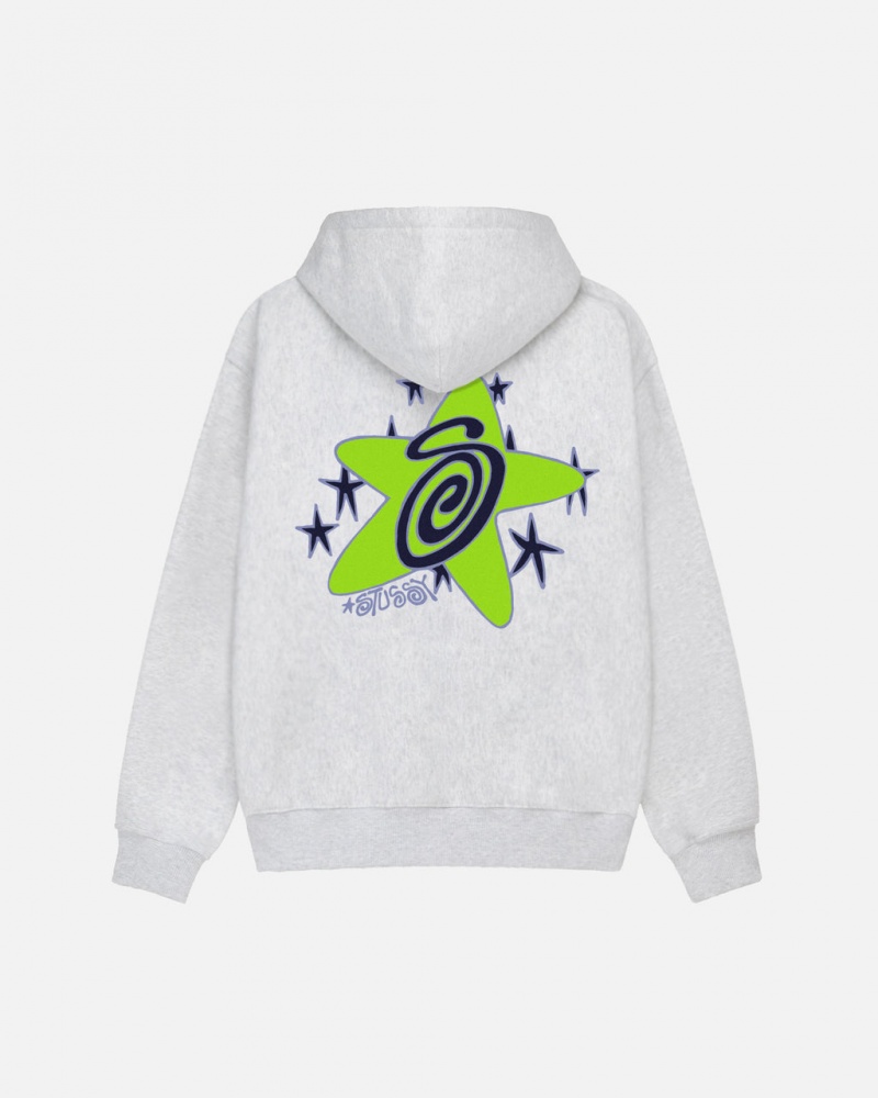 Stussy Galaxy Hoodie - Unisex Hoodies Grijs | BEZPD38734