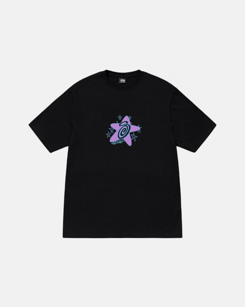 Stussy Galaxy Tee - Unisex Shortsleeve Zwart | BEEGJ58011