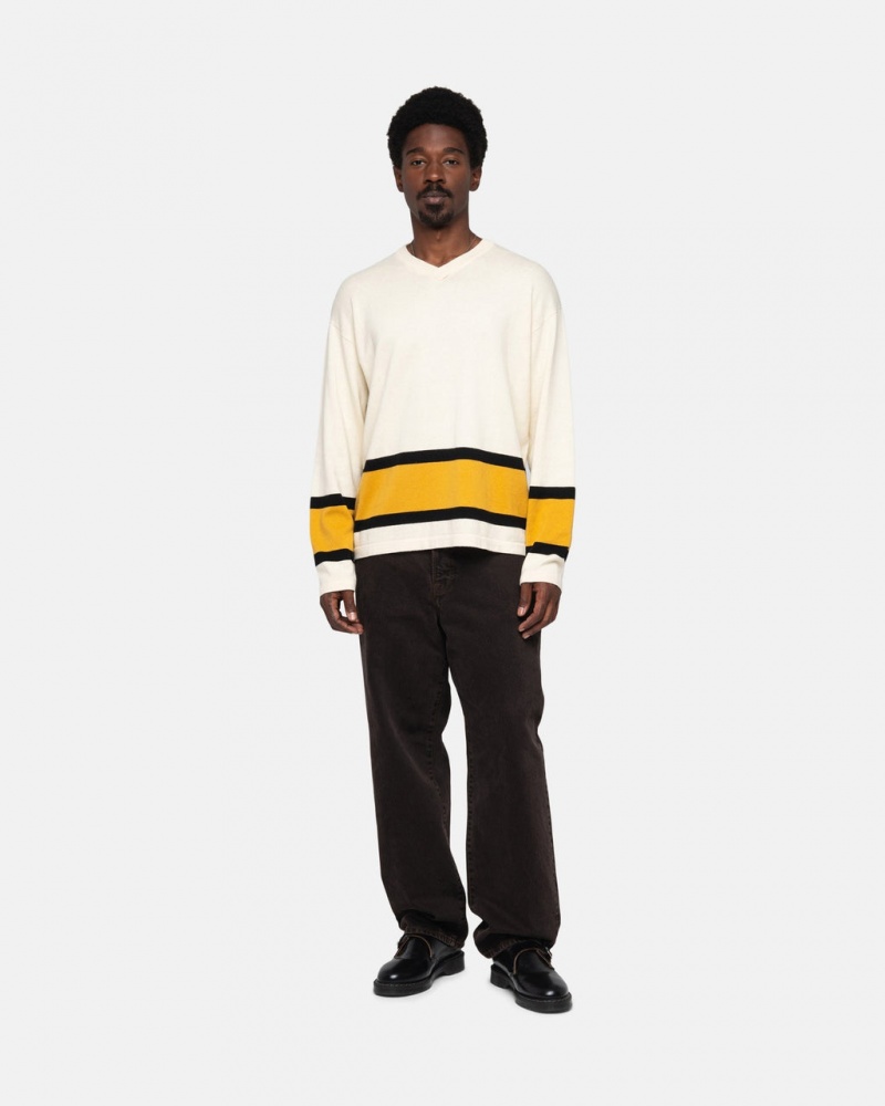 Stussy Hockey Trui - Unisex Sweaters Beige | BEZPD72296