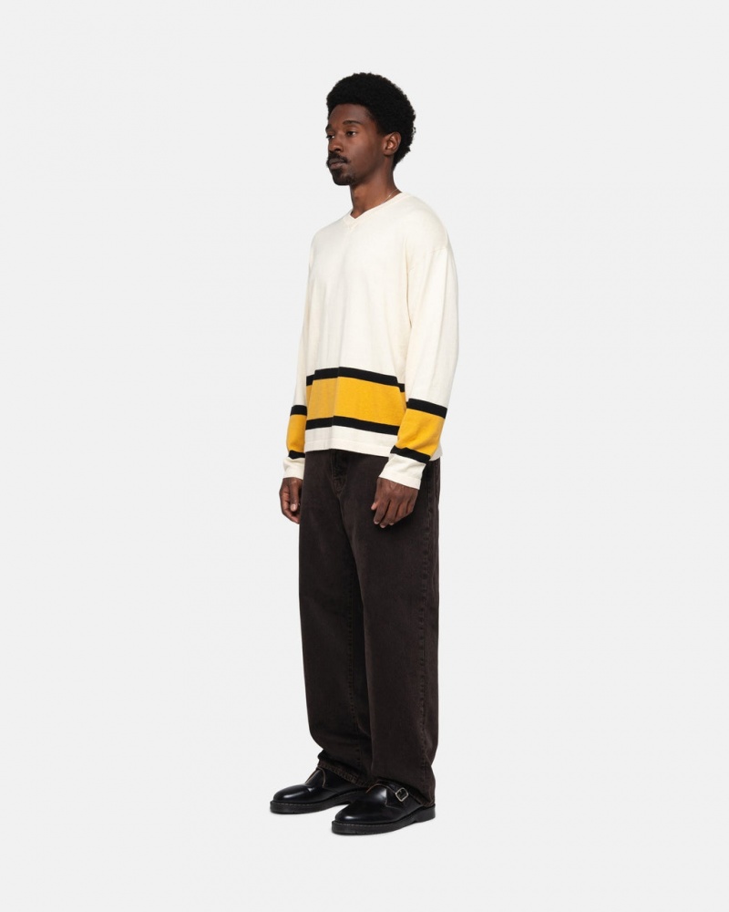 Stussy Hockey Trui - Unisex Sweaters Beige | BEZPD72296