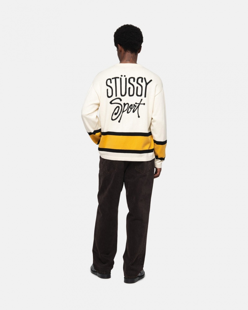 Stussy Hockey Trui - Unisex Sweaters Beige | BEZPD72296