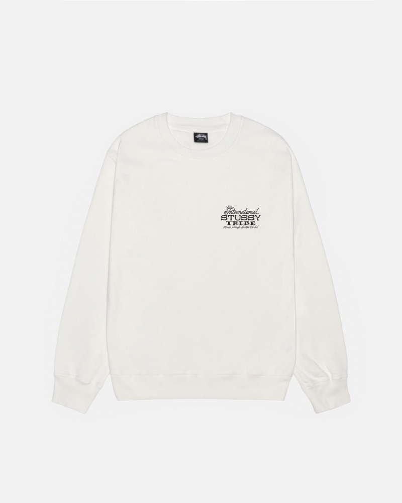 Stussy IST Crew Pigment Dyed - Unisex Hoodies Beige | BENZX19304